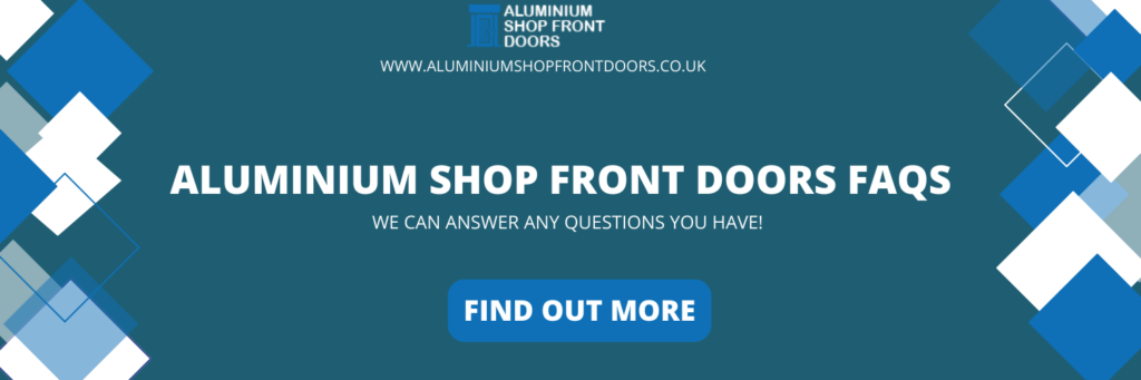 aluminium shop front doors in Grimsby